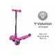 Самокат Yvolution Glider Air, розовый 