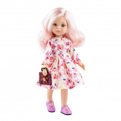Кукла Роза в цветочном платье  32 см NEW Paola Reina (Испания) 04468