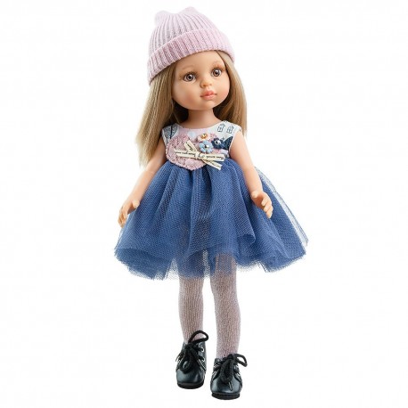 Кукла Карла в розовой шапочке, 32 см Paola reina 04455